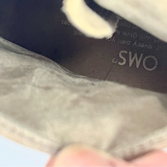 Toms Lunata Suede Block Heel booties Size 7 - Picture 6 of 9